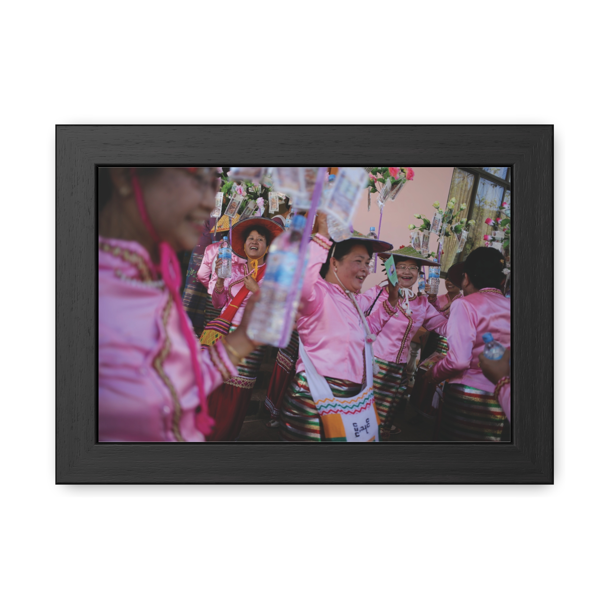 Tai (Shan) New Year Celebration. 2012 - 12" x 8" with frame